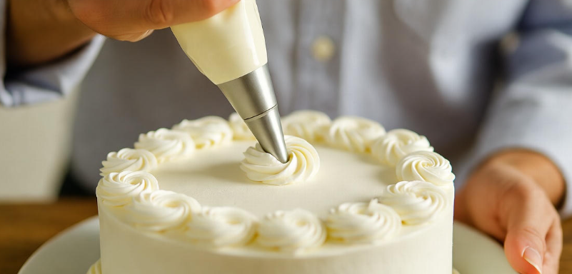 How to Decorate a Cake Without Tools 🍰