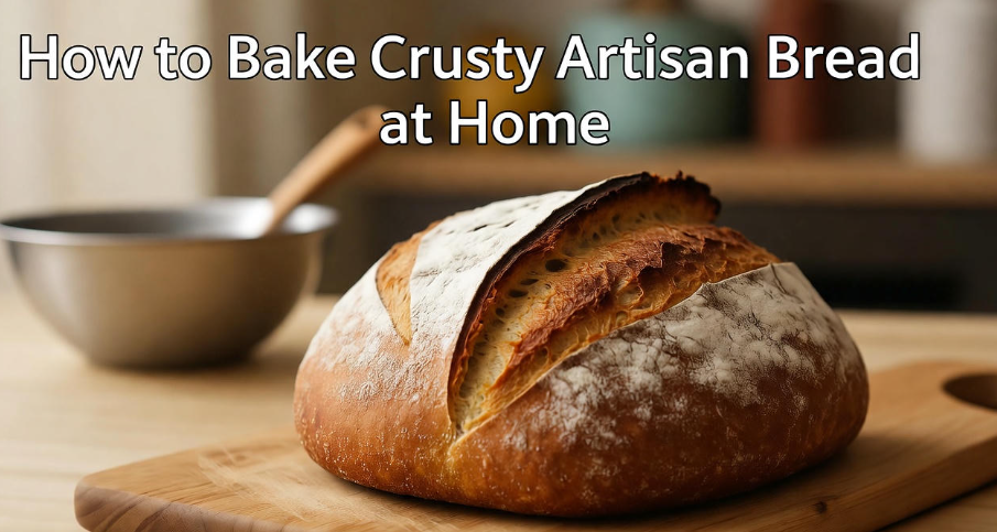 How to Bake Crusty Artisan Bread at Home 🍞