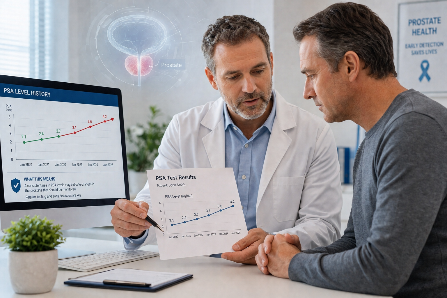 How PSA Levels Reveal Prostate Cancer Progression