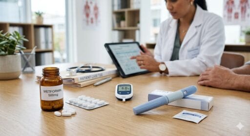 metformin vs GLP-1 agonist type 2 diabetes
