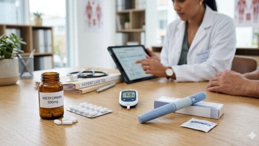 metformin vs GLP-1 agonist type 2 diabetes