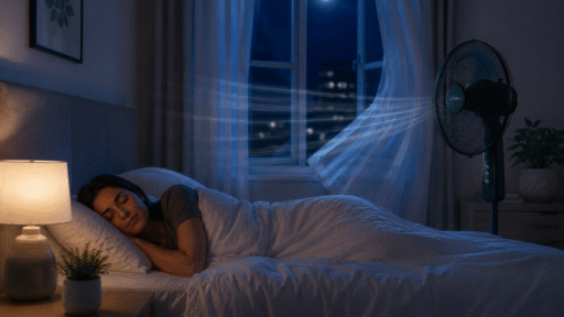 Is It Healthy to Sleep with a Fan On All Night? Experts Explain