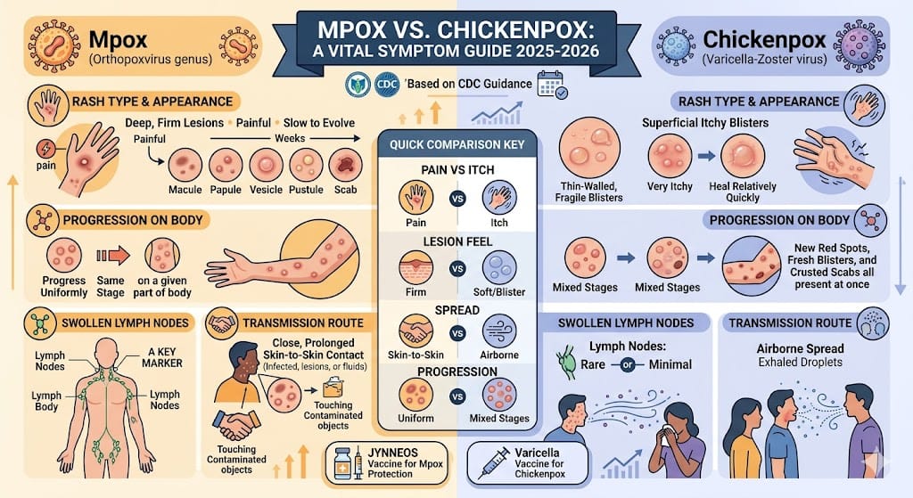 Mpox vs. Chickenpox: How to Tell the Difference Fast