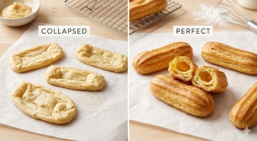 Why Do Éclairs Collapse? Choux Pastry Troubleshooting