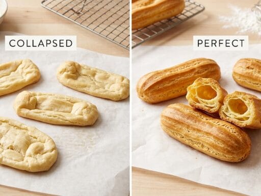 Why Do Éclairs Collapse? Choux Pastry Troubleshooting