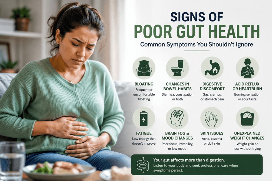 unhealthy gut symptoms