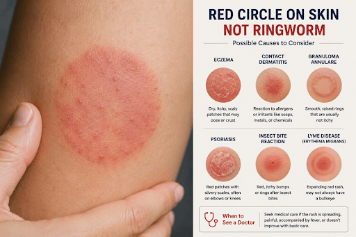 red circular rash