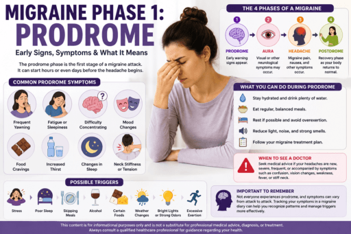 Migraine Phase 1 prodrome